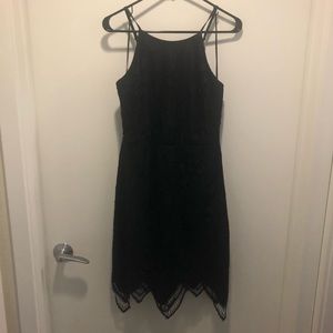 Misguided Black lace dress